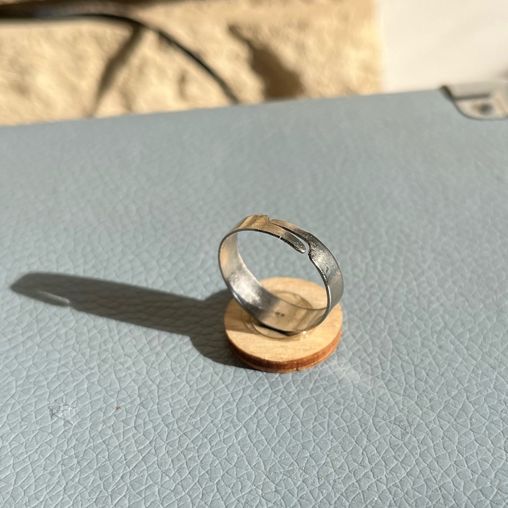 Handmade Geometric Ring - Picture 3 of 3
